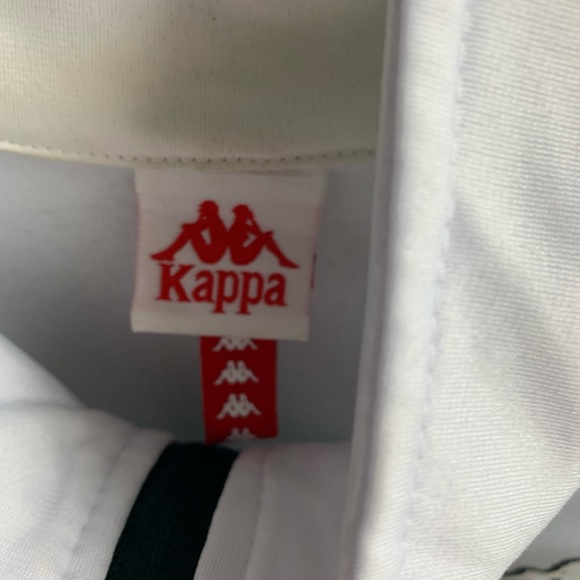 Kappa White and Black Zip Up - Picture 6 of 8